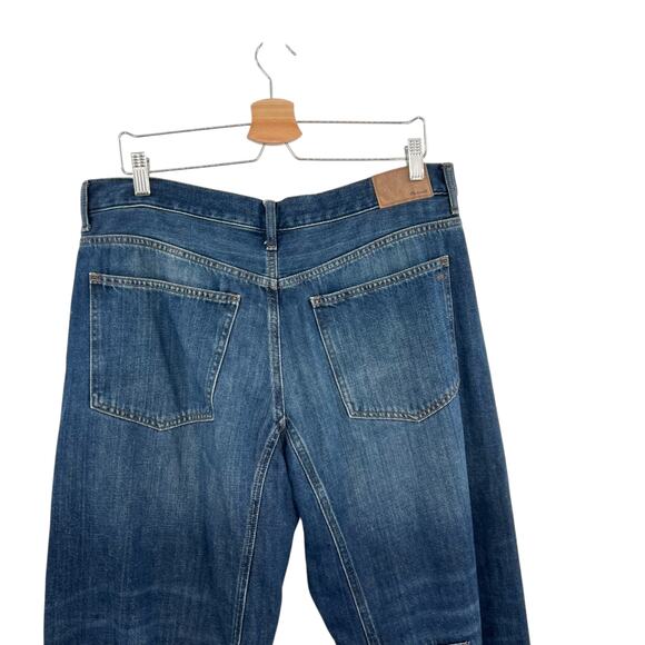 Madewell The Petite Darted Barrel-Leg Jean Softdrape Edition Leeds Wash Size 31P - Picture 8 of 13